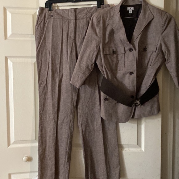 2pcs pant set belted - Picture 2 of 8